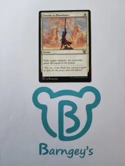 Swords to Plowshares,NM,Commander Kamigawa:Neon Dynasty,MTG,Barngey's,Singles - Image 1