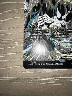 1x REANIMATE (BORDERLESS) Marvel's Spider-man: Magic MTG 0020 Non-Foil Magic - Image 5