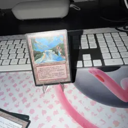 Rainbow Vale Fallen Empires MTG Land - Image 3