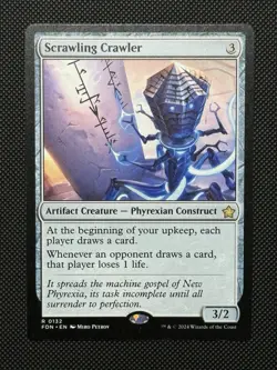 Scrawling Crawler #132 (NM) Foundations FDN Magic MTG - Image 1