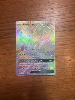 Pokemon TCG Dialga GX Ultra Prism Holo Full Art 138/131 - Image 1