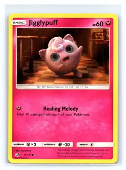 Pokemon Detective Pikachu #14/18 Jigglypuff (Holo Common) Common tcg - Image 1