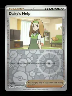 Daisy's Help Reverse Holo Uncommon SV: Scarlet & Violet 151 158/165 NM Pokemon N - Image 1