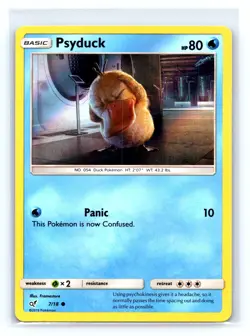 Pokemon Detective Pikachu #7/18 Psyduck (Holo Common) Common tcg - Image 1