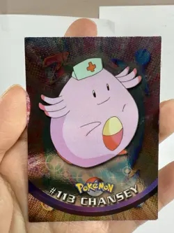 Pokemon Chansey Topps Series TV Animation Edition Holo Foil #113 - Image 2