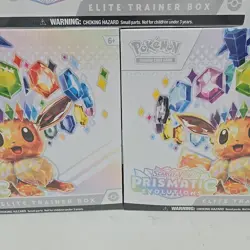 Pokemon Prismatic Evolutions ETB Elite Trainer Box - Factory Sealed (3x Boxes) - Image 4
