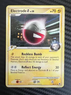 Pokemon TCG Electrode G 39/111 Rising Rivals Regular HP - Image 1