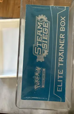 POKEMON STEAM SIEGE FACTORY SEALED ELITE TRAINER BOX ETB - Image 2