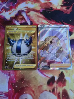 Pokemon Chilling Reign Trainer Lot X2 NM Caitlin 189/198 Rugged Helmet 228/198 - Image 3