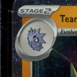 2025 POKEMON DRI EN #096/182 TEAM ROCKET'S TYRANITAR HOLO POKEMON CENTRE TAG 10 - Image 3