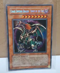 Yu-Gi-Oh! 2004 Chaos Emperor Dragon Envoy of the End IOC Secret 1st Ed NM-VLP! - Image 1
