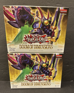 Yu-Gi-Oh Doom of Dimensions Booster Box 1st Edition English Lot of 2 #2 - Image 1