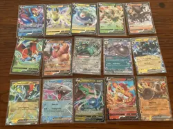 15 ALL ULTRA RARE Pokemon Cards Lot (Vs & ex) No Duplicates No Bulk Near Mint - Image 1