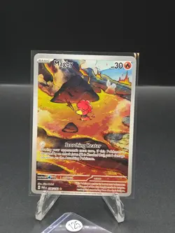 Pokemon TCG Magby Paradox Rift Holo Card 186/182 Near Mint - Image 1