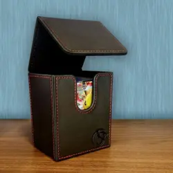 Trading Card Deck Case - LX Black and Red 783329123666 - Image 2