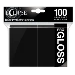 Eclipse Matte Card Sleeves Jet Black - 100 Count - Image 1