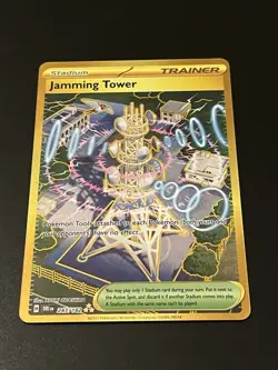 Pokemon TCG Destined Rivals Jamming Tower Hyper Rare 243/182 NM Card - Image 1