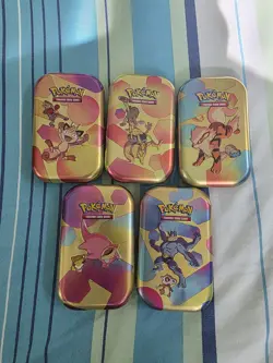 Pokemon 151 Tins With Bulk Cards - Image 1