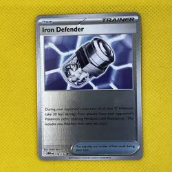 Iron Defender 118/132 UnCommon Reverse Holo Mega Evolution Pokemon Card NM - Image 1