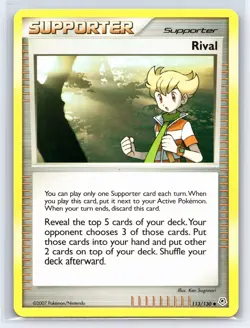 2007 Pokemon TCG - Diamond & Pearl Rival Trainer Card Regular 113/130 - Image 1