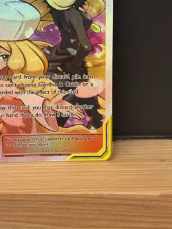Pokemon TCG Cynthia & Caitlin Full Art Tag Team Card 228/236 NM - Image 5