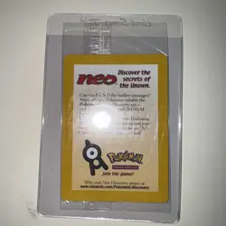 Pokemon Entei Black Star Promo Card #34 SEALED Movie Promo NEW - Image 1