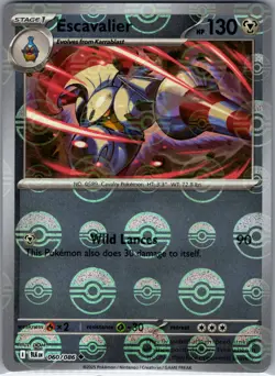 Escavalier (Poke Ball Pattern) 060/086 SV: Black Bolt - Pokemon Card - NM - Image 1