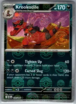 Krookodile (Poke Ball Pattern) 059/086 SV: Black Bolt - Pokemon Card - NM - Image 1