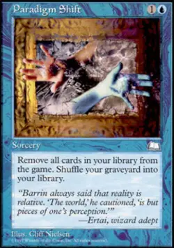 MTG English Paradigm Shift NM Normal Weatherlight - Image 1