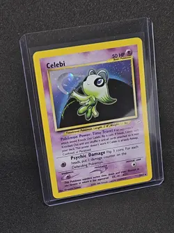 Celebi Pokemon Card 3/64 Neo Revelation Holo Rare Unlimited Holofoil Excellent - Image 4