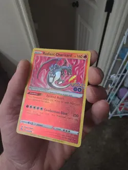 Radiant Charizard 011/078 Pokemon GO Ultra Rare Holo Set Shiny Pokemon Card TCG - Image 4