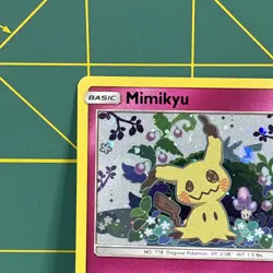 Mimikyu Promo SM163 Team Up Blister Pokemon Card Sun & Moon Holo - Image 4