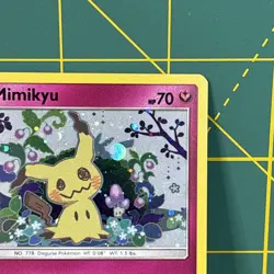 Mimikyu Promo SM163 Team Up Blister Pokemon Card Sun & Moon Holo - Image 5