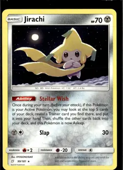 Pokemon Jirachi 99/181 Team up Non Holo Rare 2 Card Lot - Image 1