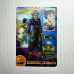 S1771 Trunks 3D 170 Japanese Dragon Ball x Morinaga Clear Wafer Card - Image 1