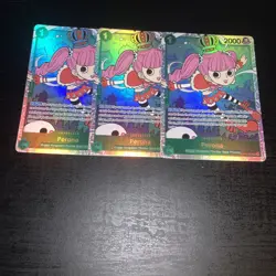 x3 Perona OP12-034 SR Legacy of the Master One Piece Card Game English - Image 2