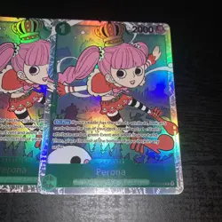 x3 Perona OP12-034 SR Legacy of the Master One Piece Card Game English - Image 5
