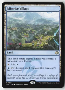 MTG - Mistrise Village R Tarkir: Dragonstorm 261 LP-NM - Image 1