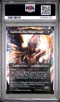 Sephiroth, Fabled SOLDIER (0317) (Borderless) Final Fantasy Regular PSA 10 - Image 2
