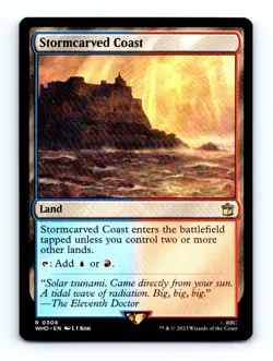 #308 2023 Doctor Who Stormcarved Coast Rare - Image 1