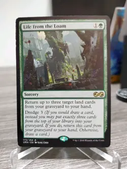 MTG 1X Life from the Loam X1 Ultimate Masters Magic - Mp - Image 1
