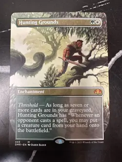 Hunting Grounds (Borderless) #445 - MTG DMR - M/NM Unplayed FAST2SHIP!! - Image 1