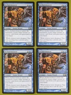 Archaeomancer x4 Magic 2013 Core Set M13 4x Magic the Gathering MTG - Image 1