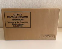 MTG Foundations Collector Booster Box Factory Sealed Case (6 Boxes) 🚀🚀🚀 - Image 1