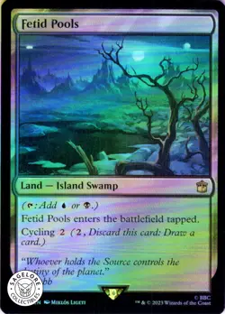 MTG Fetid Pools (277) | NM Foil | Doctor Who {WHO} - Image 1