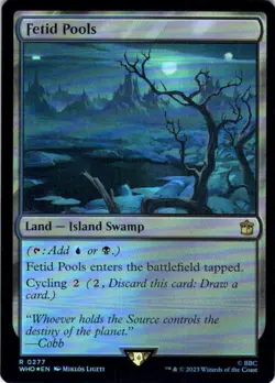 MTG Fetid Pools (277) | NM Foil | Doctor Who {WHO} - Image 2
