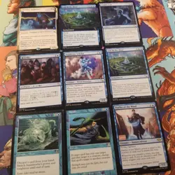 Magic The Gathering Mono Blue Mix Rarity Lot Commander - Image 2