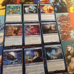 Magic The Gathering Mono Blue Mix Rarity Lot Commander - Image 3