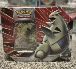 Pokemon TCG Tyranitar V Tin- EVOLVING SKIES/BRILLIANT STARS✅ CONFIRMED! Sealed! - Image 1
