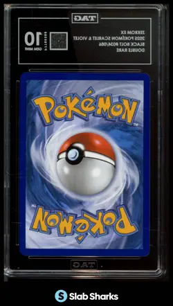 2025 POKEMON SV BLACK BOLT - BLK EN #034/086 ZEKROM EX DOUBLE RARE TAG 10 - Image 2
